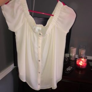 Off the shoulders top